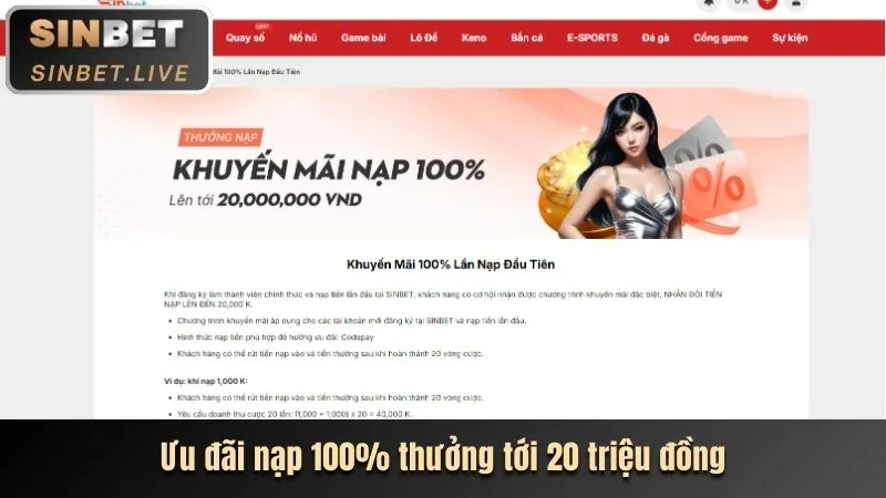 Ưu Đãi Nạp Tiền Lần Đầu 123win